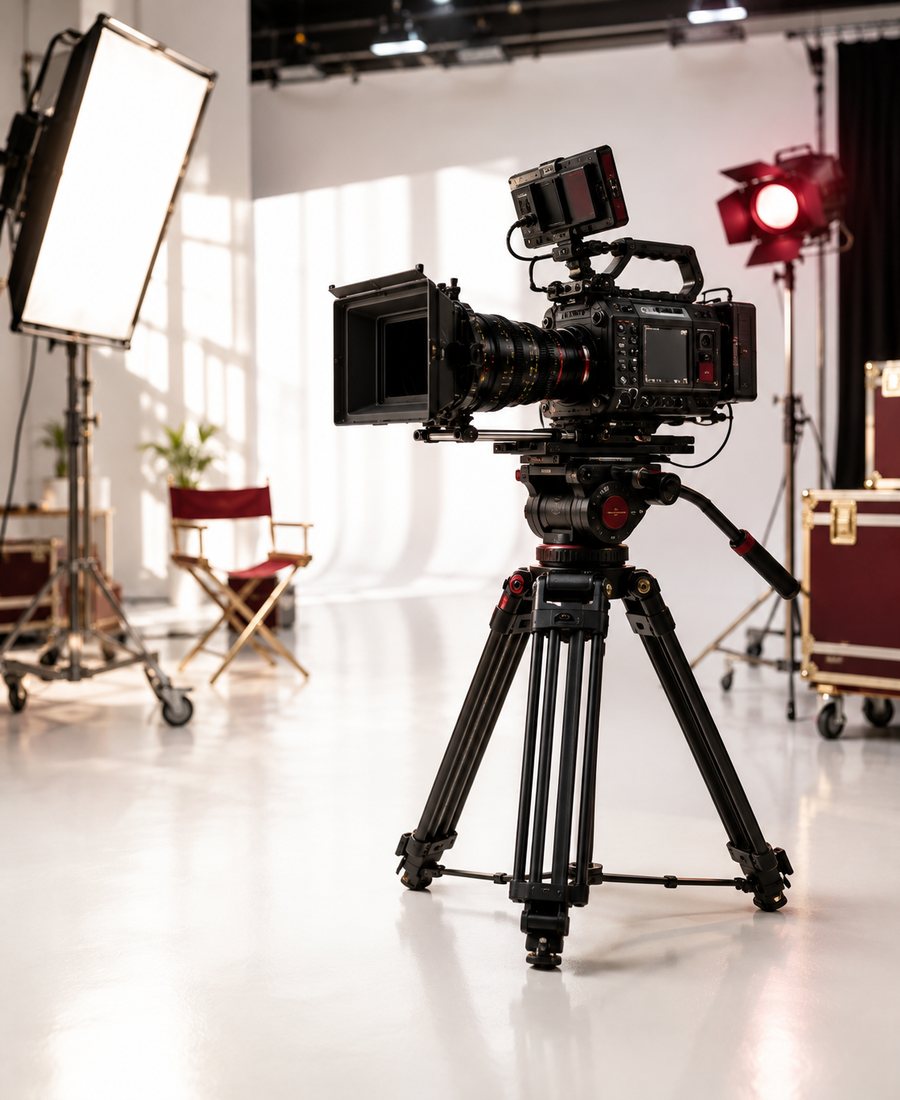 Production — cinema camera on set
